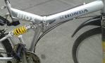 จักรยานเสือภูเขา ยี่ห้อ Honda สีชมพูบอร์นเงิน  ล้อ 26